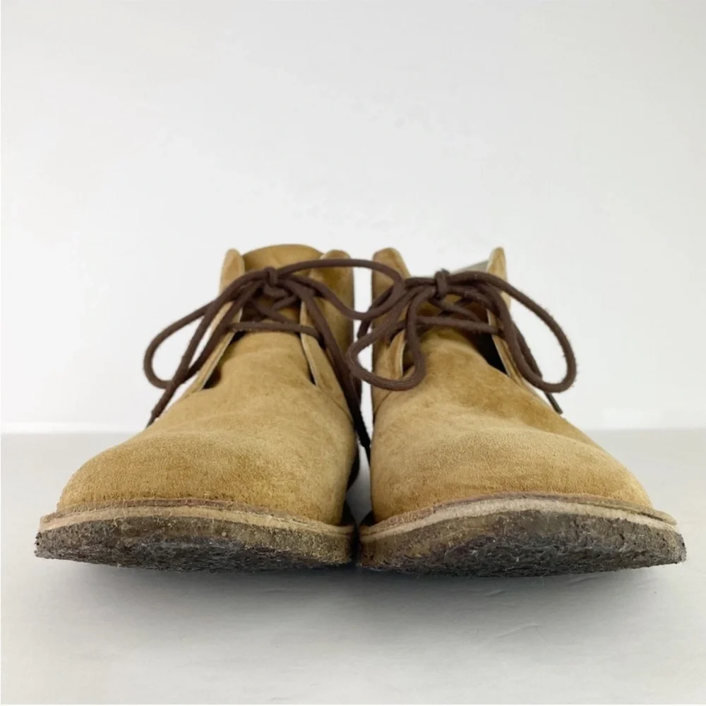 UGG Leighton Suede Leather Chestnut Tan Lace Up Ankle Chukka Boots
